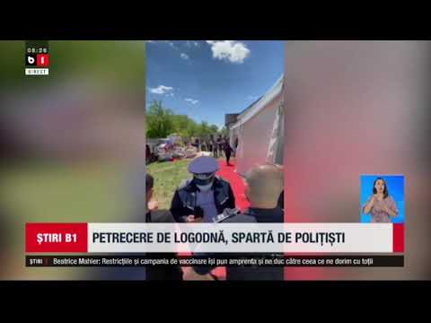 PETRECERE DE LOGODNA, SPARTA DE POLITISTI_Stiri B1_10 mai 2021