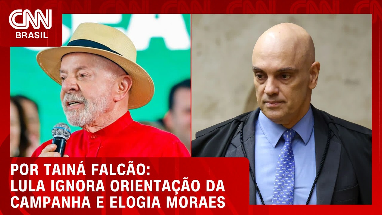 Lula foge de orientação de campanha ao elogiar Moraes | BASTIDORES CNN