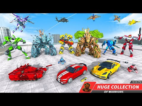 Grand Robot Tree Dragon Car Robot Transform Games 2022 - iOS Android Gameplay