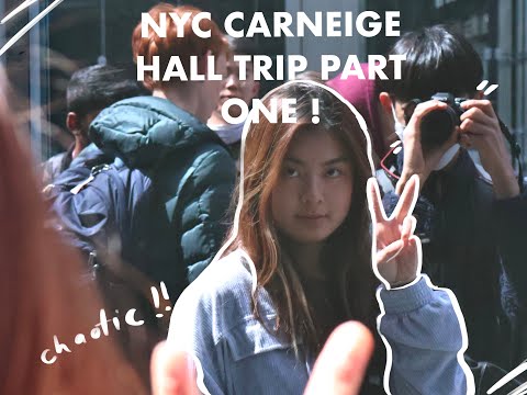NYC CARNEGIE HALL TRIP VLOG | PART 1 !