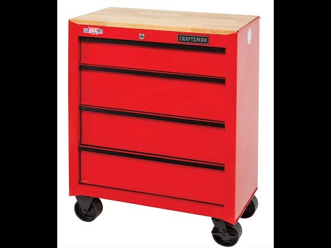How to assemble the wheels on the craftsman workstation