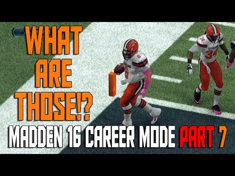 Madden NFL 16 Career Mode Running Back/QB Ep. 7 | What Are Those!? | Madden 16 Career Let's Play