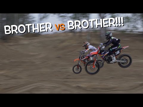 CHASING MY BROTHER ON DIRT BIKES!!! Dangerboy vs Huckson!