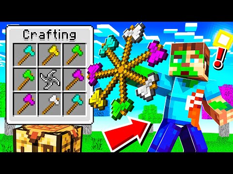 COMBINING EVERY TOOL IN MINECRAFT! (Multi Tool)