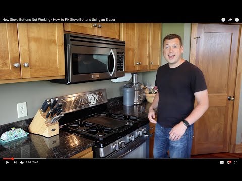 Stove Buttons Not Working - How to Fix Range Keypad Using an Eraser