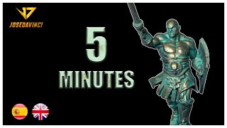 How to paint a BRONZE STATUE ✅