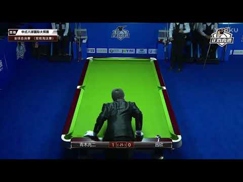 Ryojo Aoki VS Lu Xin - 2017 World Chinese 8 Ball Masters Grand Final