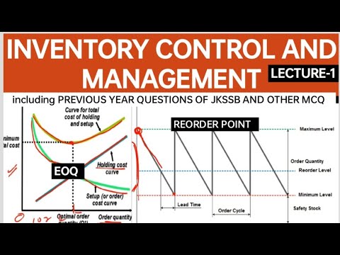 Inventory & Quality Control Management | JKSSB JE | ESE Non-Technical