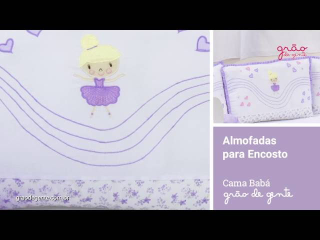 Kit Cama Babá Bailarina Lilás | Ref: 62829