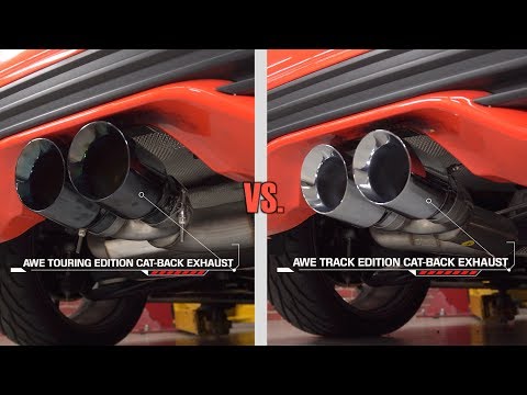 Focus ST AWE Cat-Back Exhaust Comparison paired to aftermarket downpipe