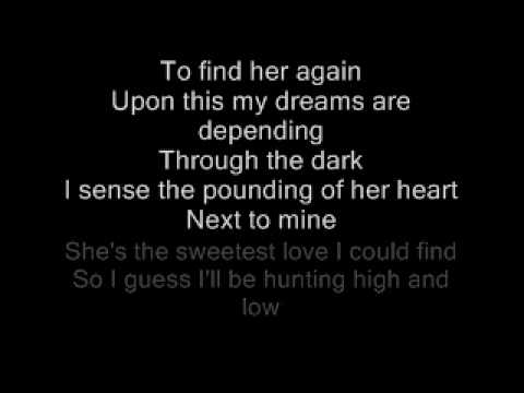 Hunting high and low  A-Ha  Lyrics
