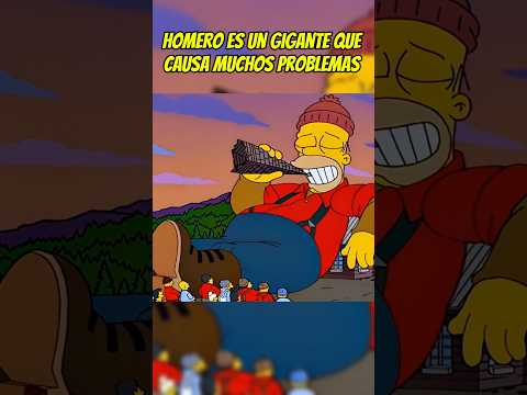 Homero es un gigante y todos quieren deshacerse de él #lossimpson