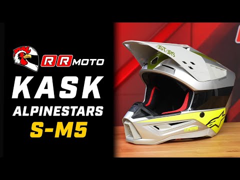 ALPINESTARS S_M5 _ lekki kask crossowy z wydajną wentylacją