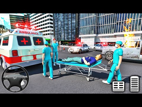 Ambulance Driving Simulator 2021 - Emergency Doctor Rescue Van Driver - Android Gameplay