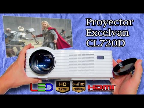 ✔ CALIDAD PRECIO Proyector Excelvan CL720D LED HD Review en Español