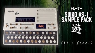 Video thumbnail for Gorgeous Suiko VS-1 synthesizer (and free sample pack!) by Alpha Chrome Yayo