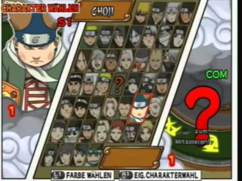 Naruto Ultimate Ninja 3 All Characters