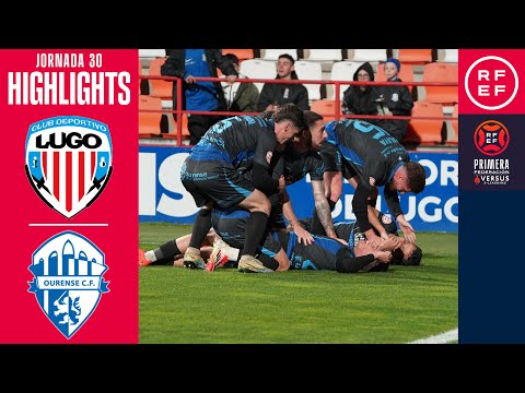 Resumen #PrimeraFederación #VersusELearning | CD Lugo 0-2 Ourense CF | Jornada 30 | Temporada 24/25