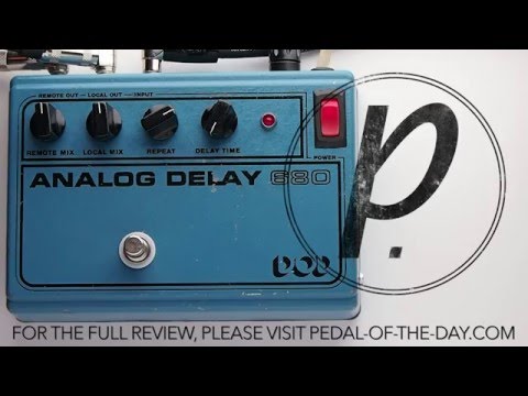 DOD 680 Analog Delay Guitar Effects Pedal Demo