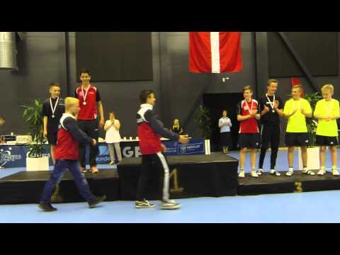 140524 DM 2014, Præmieoverrækkelse double DM 2014