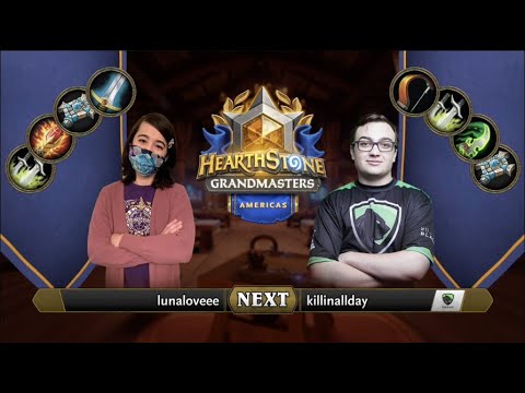 lunaloveee vs killinallday | 2021 Hearthstone Grandmasters Americas | Top 8 | Season 1 | Week 5