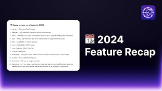 Every feature we released in 2024