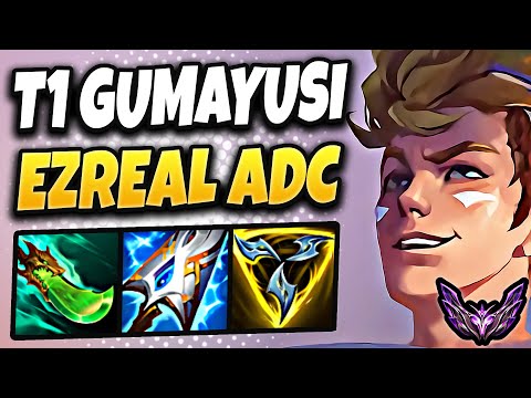T1 Gumayusi Ezreal vs Tristana [ ADC ] Patch 25.16 Korea Master