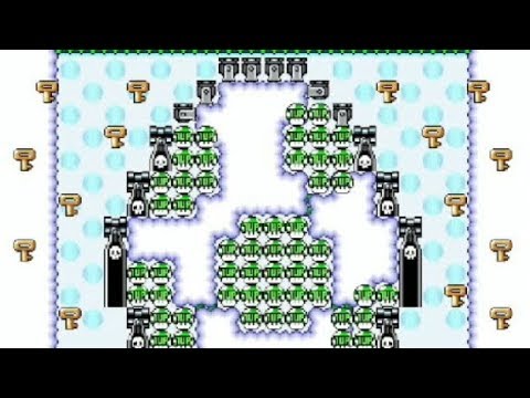 Bacon, Egg, and Keys Puzzle by nabuz 🍄 Super Mario Maker 2 😶 No Commentary　⚿abz