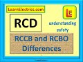 RCD - RCCB and RCBO Differences explained