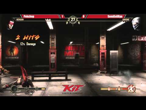 MK9 @ KIT15 - Pokchop (Kenshi) vs SemiEvilRyu (Sub-Zero/Smoke) [720p/60fps]
