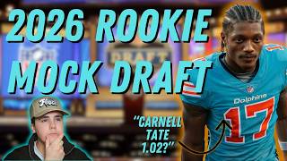 2026 ROOKIE MOCK DRAFT 1.0 (With Landing Spots)