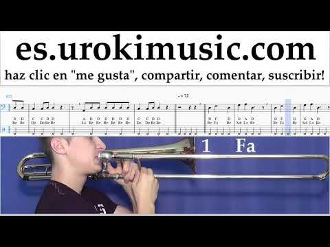Tutorial de Trombón Nicky Jam ft. Will Smith - Live It Up Clases Notas um-ih927