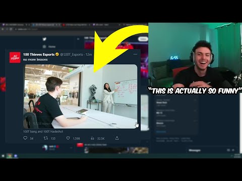 SEN Tarik REACTS To 100 Thieves Funny Tweet Of Bang Learning Chinese