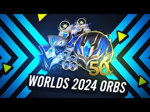 50x Worlds 2024 Orbs Opening (Worlds 2024 Mega Orb Bundle) | League of Legends