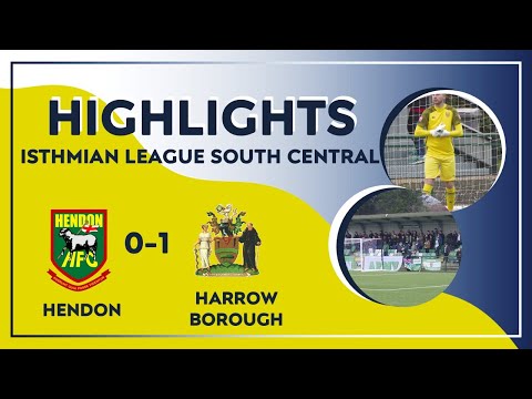 HENDON 0-1 HARROW BOROUGH - Highlights 27 December 2025