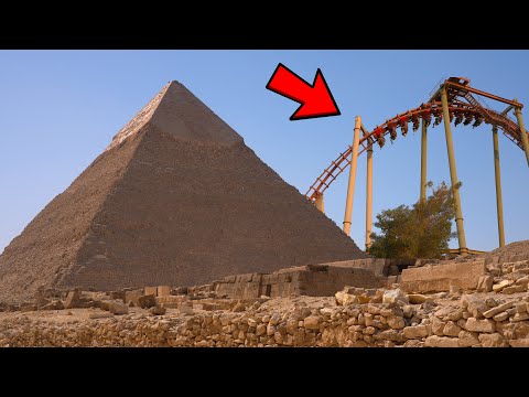 Riding a Roller Coaster Next to the PYRAMIDS?!?! POV Egypt's Biggest Roller Coaster!