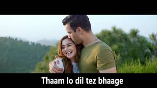 Thaam Lo | Atif Aslam | Music Video With Lyrics