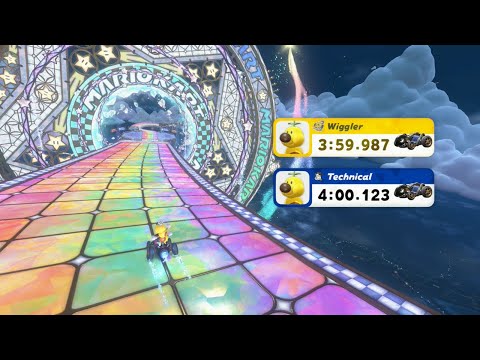 Rainbow Road - 3:59.987 | FIRST SUB-4 | Mario Kart World