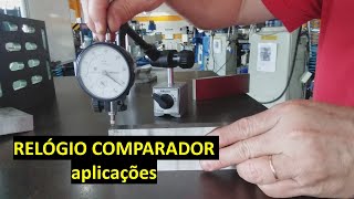 Aplicações com relógio comparador