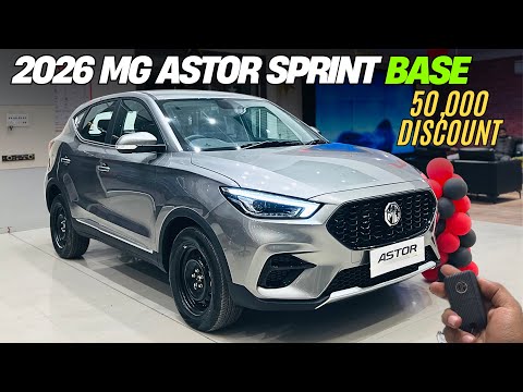 2026 ❤️ MG Astor Sprint Base Model Full Detailed Review ✅ Price & Features 🔥 Offer Discount
