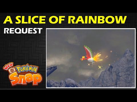 A Slice of Rainbow: Ho-Oh Legendary Pokemon Request | New Pokemon Snap Guide & Walkthrough
