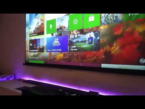 SCREENPRO Rollable Laser TV | Giant Motorized 135" Ultra Short Throw 4K Laser Screen