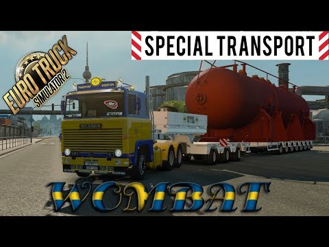 ETS2 - Special Transport DLC from Berlin to Szczecin in my Scania 141