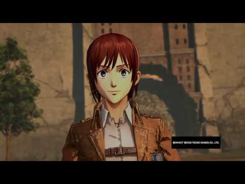 Attack on Titan PS4 Sasha & Christa gameplay