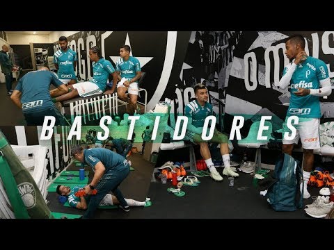 BOTAFOGO 1 X 1 PALMEIRAS - BASTIDORES - BRASILEIRO 2018
