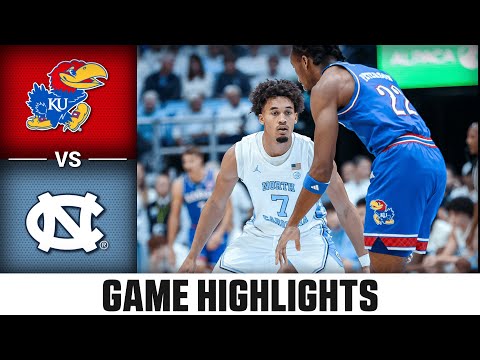 Kansas vs. North Carolina Game Highlights | 2025-26 ACC Men's Basketball