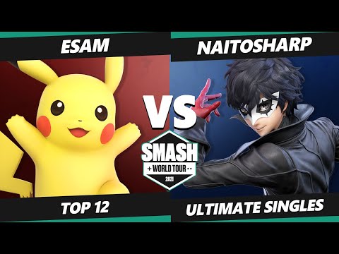 SWT NA East RF Top 12 - ESAM (Pikachu) Vs. naitosharp (Joker, ZSS) Smash Ultimate Tournament