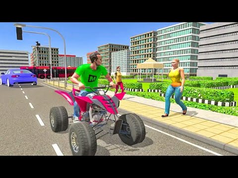 ATV Taxi Drive Simulator   Mountain Bike Driving games play  - Android GamePlay