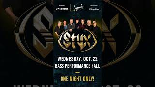 Styx Concert Tickets | at Bass Performance Hall Fort Worth Oct 22nd