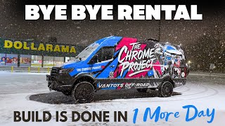 IS IT TRUE? One More Day Of This VAN BUILD MADNESS. Sprinter Build